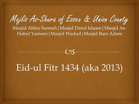 Ppt Eid Ul Fitr 1434 Aka 2013 Powerpoint Presentation Free