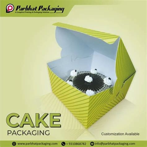 Duplex Paper Printed Cake Box 500 Gram Without Window At Rs 30 Piece