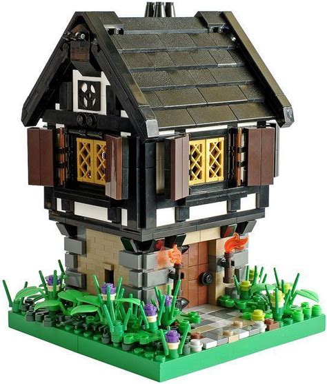 Cute Little Black And White Tudor Style Lego House Lego Creations