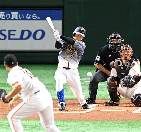 阪神・近本、3番で自己最多更新の14度目猛打ショー 3厘差、首位打者見えた 阪神タイガース デイリースポーツ Online