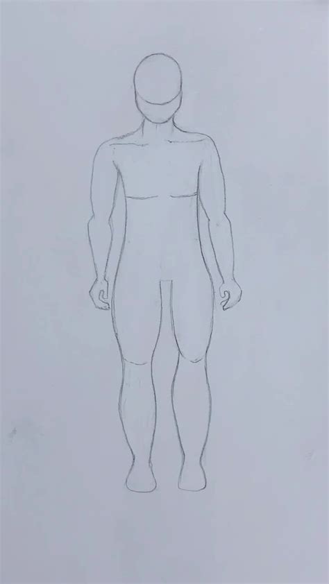 male body drawing tutorial