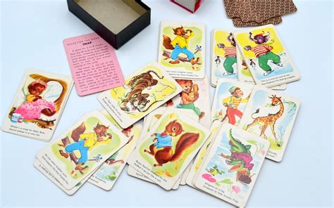 Vintage Miniature Snap Playing Cards in Slide Box Full Unused Deck ...