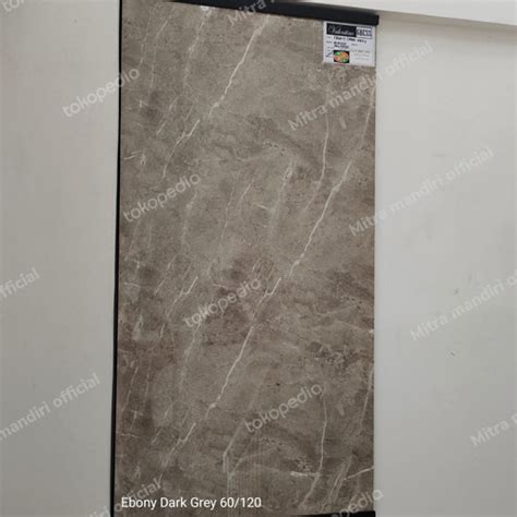 Jual GRANITE LANTAI 60X120 EBONY DARK GREY VALENTINO GRESS Kab