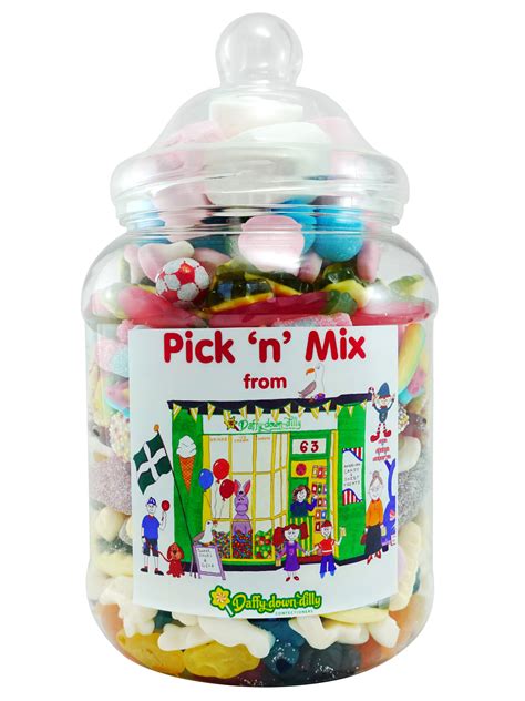 Pick And Mix Sweet Jar Ultimate Selection DaffyDownDilly