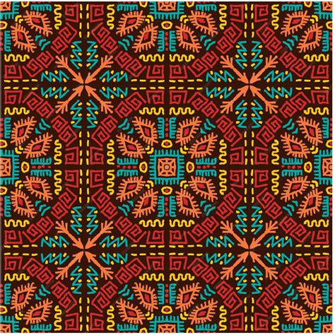 Premium Vector African Ethnic Seamless Pattern Abstract African