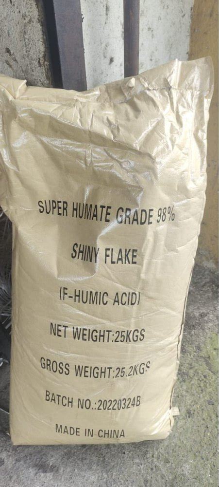 Granules Super Potassium Humate Flakes 98 Bag 25 Kg At Rs 87 Kg In