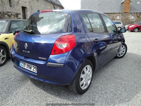 Renault Clio Iii V Pack Dynamique Bleu Vendu Breat Auto