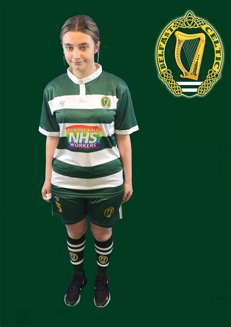 Belfast Celtic Home Kit Hooped Kit Belfastceltic