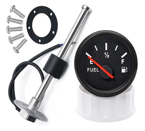 100 500mm Stainless Steel Marine Fuel Level Gauge Sensor Fit Boat Car Fuel Level Gauge Meter 0