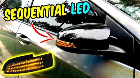 AMAZING Sequential LED Side Mirror Toyota Corolla YouTube