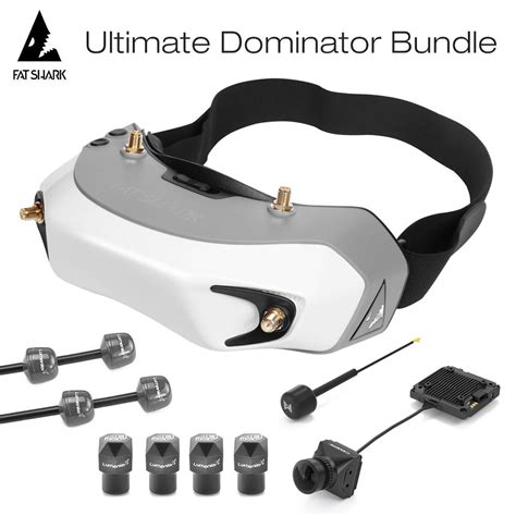 Fat Shark Dominator Hd Fpv Goggles Bundle