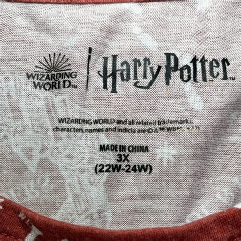 Warner Bros Tops Wizarding World Harry Potter Marauders Map Ruffle