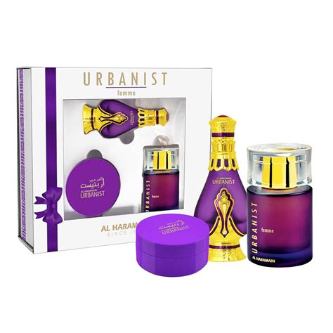 HARAMAIN URBANIST FEMME GIFTSET (HARAMAIN BUKHOOR 40GMS, CONCENTRATED ...