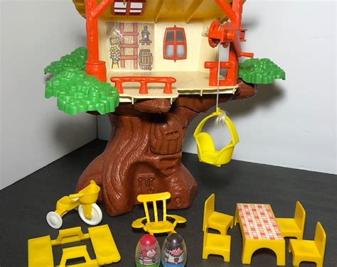 70s Romper Room Hasbro Weebles Tree House With Extras Weeble Wobble 570