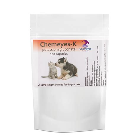 Potassium Supplement For Dogs And Cats Palatable Capsules