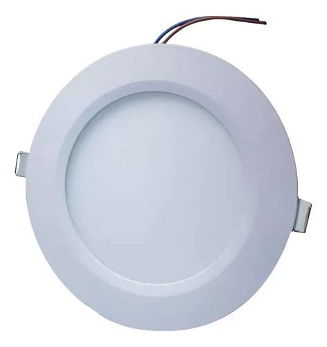 Lampara Led Empotrable W Falso Plafon Bote Integral Cm Color Luz