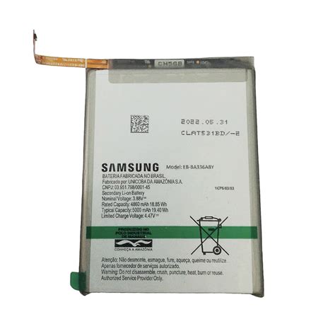 Bateria Samsung Original Nacional Eb Ba Aby A Sm A B A Sm