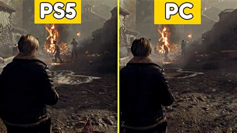 Resident Evil 4 Remake PS5 Vs PC Graphics Comparison 4K Ray Tracing