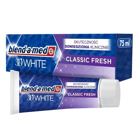 Blend A Med 3d White Classic Fresh Pasta Do Zębów 75 Ml Zakupy Online Z Dostawą Do Domu