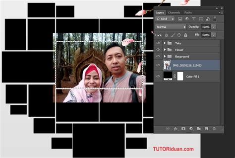 Cara Membuat Foto Kolase Bentuk LOVE Dengan Photoshop Free PSD