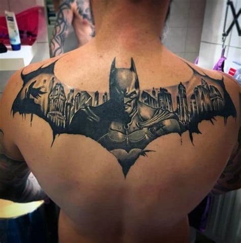 Top 80+ imagen batman logo tattoo - Abzlocal.mx