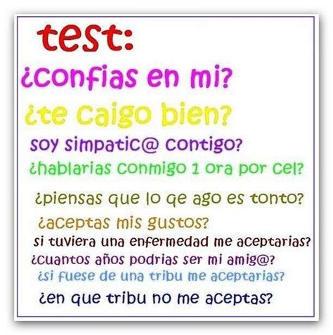 Test De Amistad Cuestionario Para Amigos Test Amistad Amistad