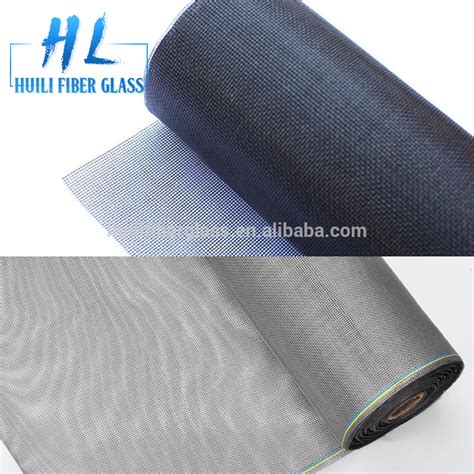 Fiberglass One Way Vision Window Screen With Black Color China