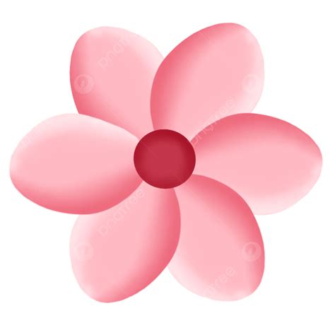 Cute Pink Flower Clipart No Background