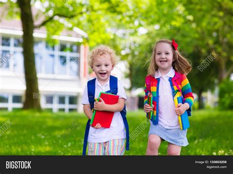 Child Going School Image And Photo Free Trial Bigstock