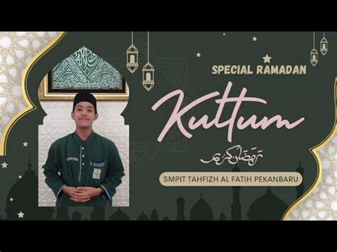 Kultum Spesial Ramadan Menebarkan Kebaikan Oleh Fahrel Anggara VII