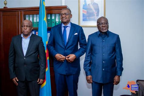 RDC cérémonie de remise et reprise au Cadastre Minier à Kinshasa Mai