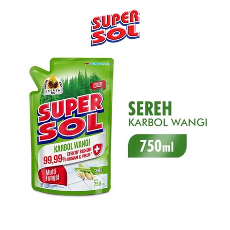 Jual Supersol Sereh Ml Supersol Karbol Aroma Sereh Ml Shopee