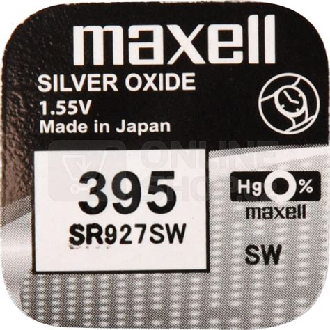 Baterie MAXELL SR927SW 395 OnlineShop Cz