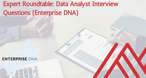 Expert Roundtable Data Analyst Interview Questions Enterprise Dna Stringfest Analytics