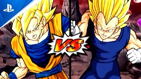 Goku End Super Saiyan Vs Vegeta Second Form Super Saiyan Dragonball Z Budokai Tenkaci 3