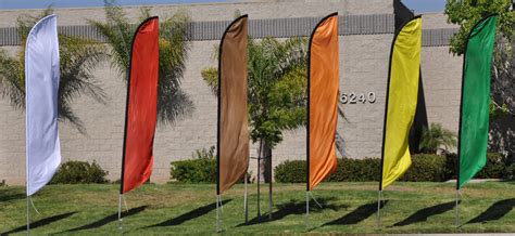 Solid Colored Feather Flags are High Quality & Affordable