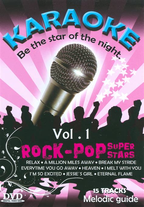 Karaoke: Rock-Pop Super Stars, Vol. 1 - | Synopsis, Characteristics ...