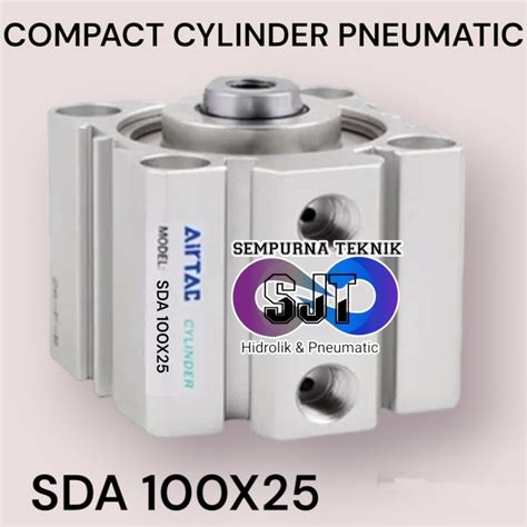 Jual Compact Cylinder Pneumatic Sda X Drat Dalam Airtac