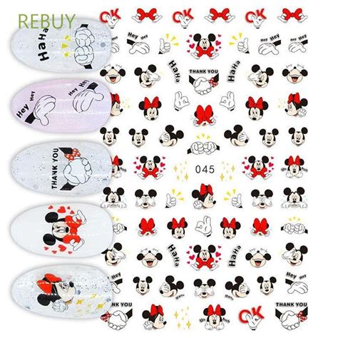 Rebuy Cute Anime Nail Foils Dumbo Nail Art Decoration Cartoon Nail