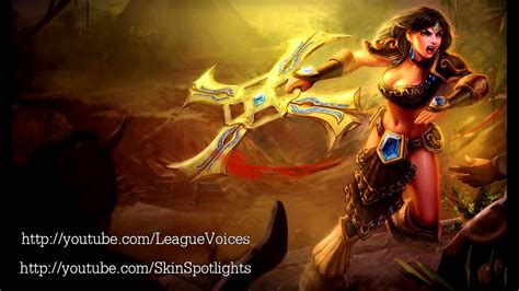 Sivir Voice English League Of Legends Youtube