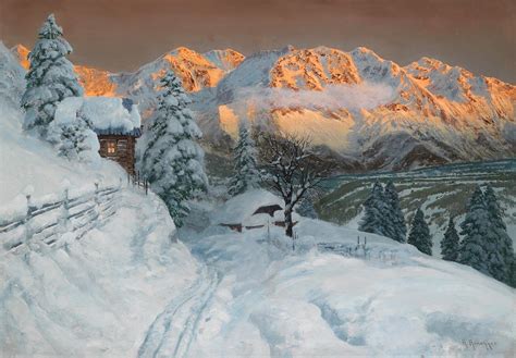 arnegger alois Winter Night near Kitzbühel Alois Arnegg Flickr