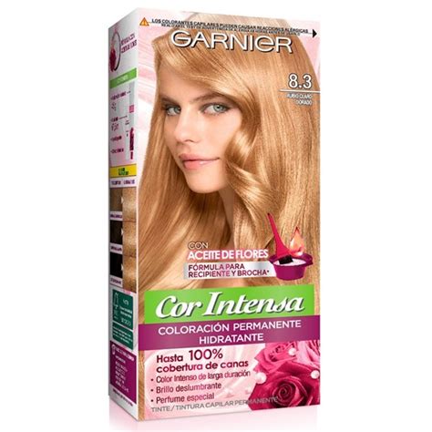 Garnier Kit Coloracion Cor Intensa 8 3 Rubio Claro Dorado Garnier