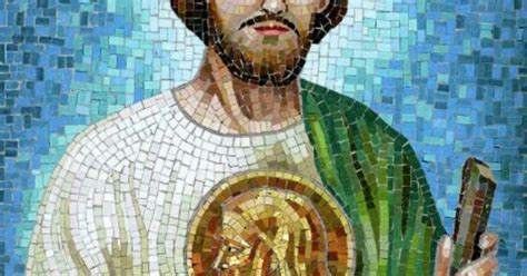 Saint Jude Mosaic Feast Day October 28 Art By William Kuta Saints