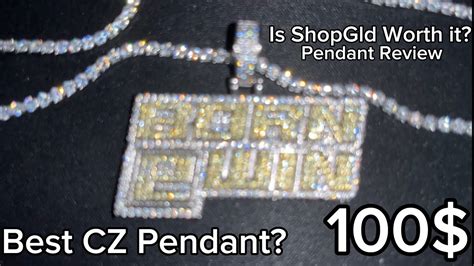 Gld Shop Born To Win Iced Out Pendant Review The Shine On This Pendant