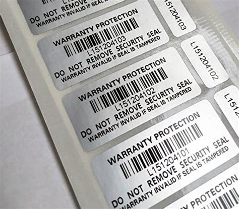 Tamper Proof Warranty Void Stickers Protection Labels Security Seal