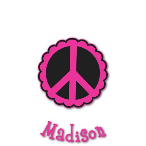 Custom Peace Sign Graphic Decal - Small (Personalized) | YouCustomizeIt