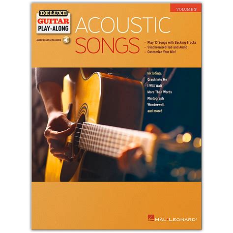 Hal Leonard Acoustic Songs Deluxe Guitar Play Along Volume 3 Book Audio Online Guitar Center