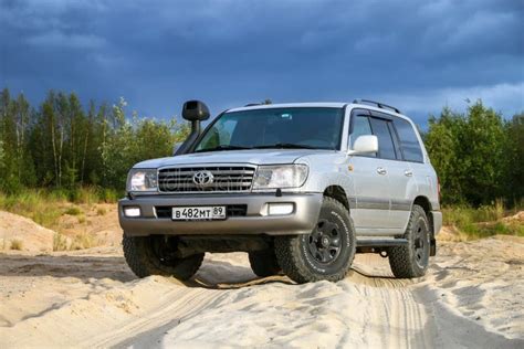 Toyota Land Cruiser 100 editorial stock image. Image of grey - 254786199