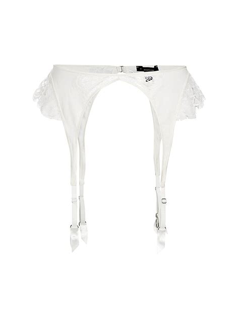 Kiki De Montparnasse Coquette Lace Garter Belt Ivory Editorialist