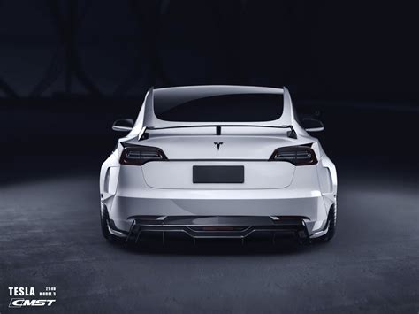 Cmst Carbon Fiber Body Kit Set For Tesla Model 3 Buy With Delivery